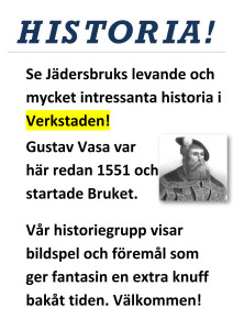 Skylt Historia A3