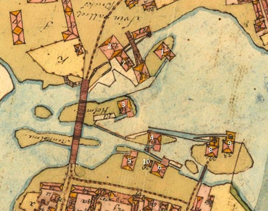 Karta Smedjorna 1766