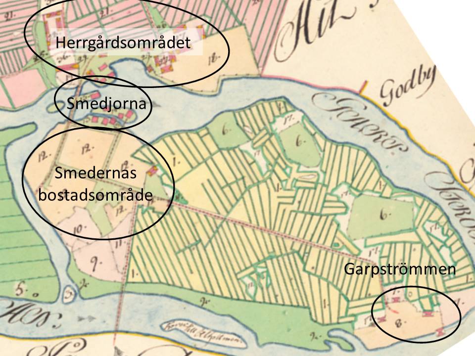 Karta översikt 1810