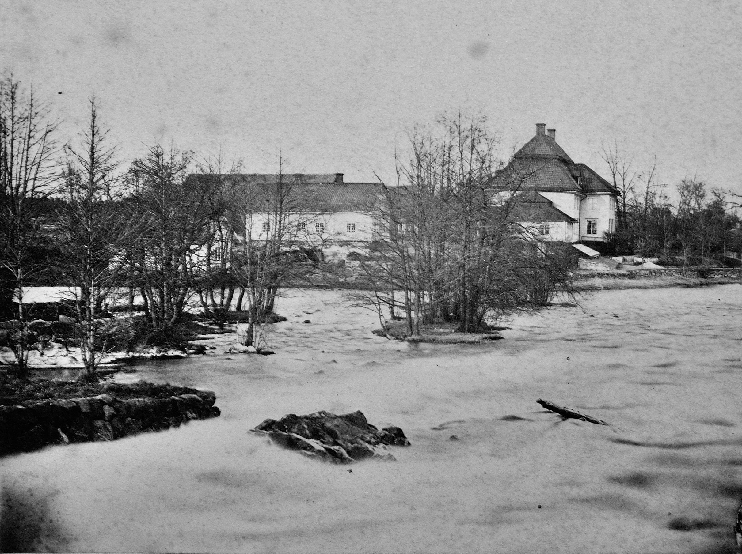 Herrgården från väster 1873